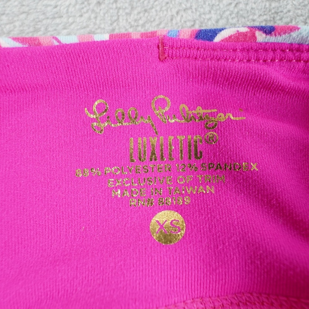 Lilly Pulitzer Luxletic Capri Leggings Multicolor Size XS Preppy Resort Colorful - Picture 4 of 13